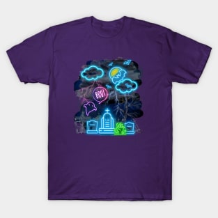 Eerie Neon Nocturne T-Shirt